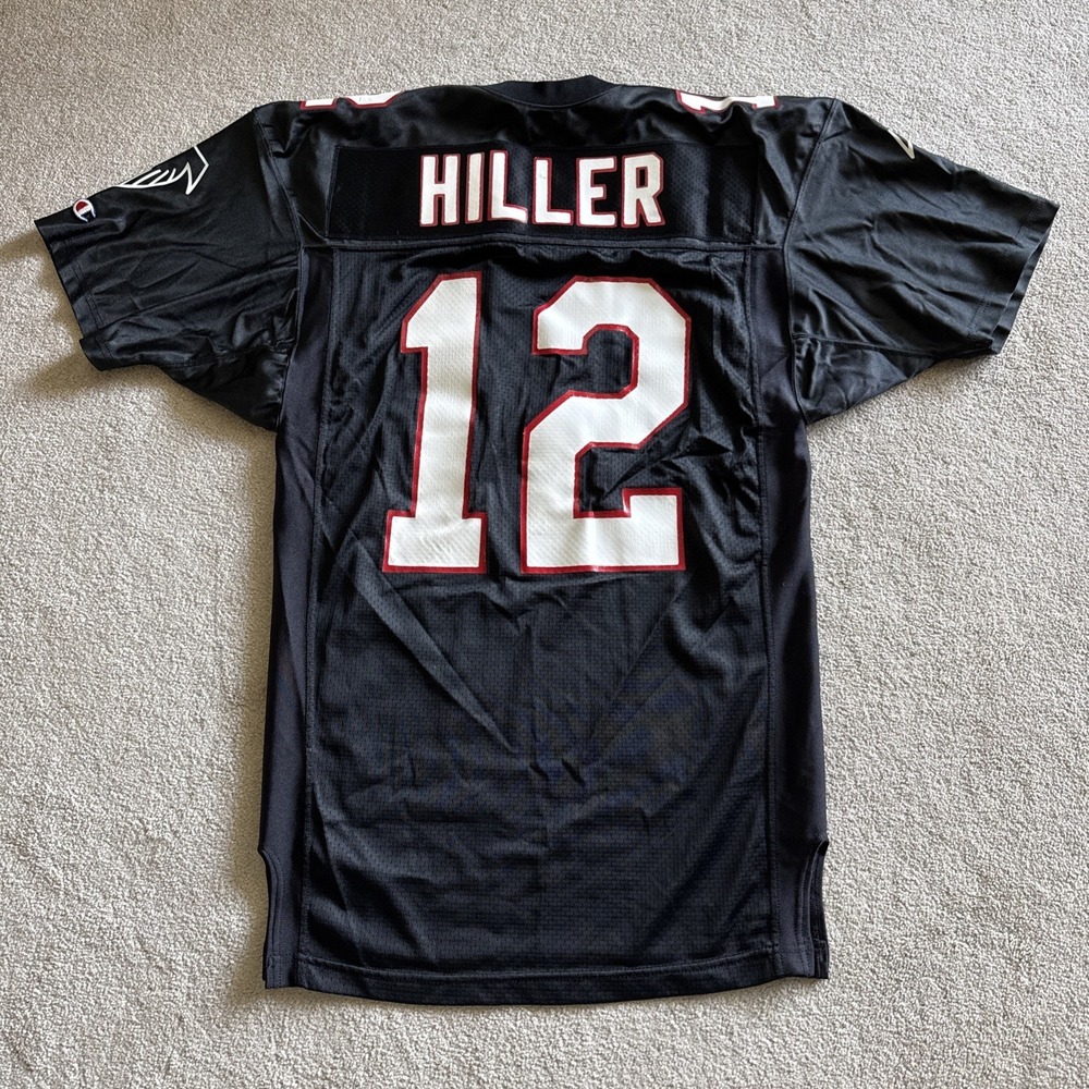Vintage Champion NFL Atlanta Falcons #12 Black Football Jersey Sz 44 Made in USA - Picture 8 of 8